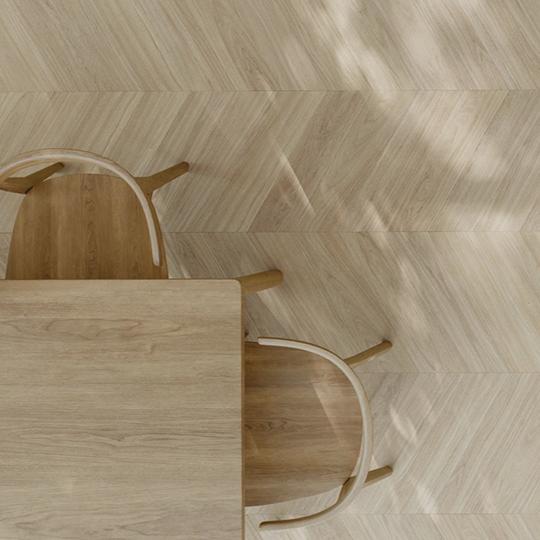 Parquet en chevron