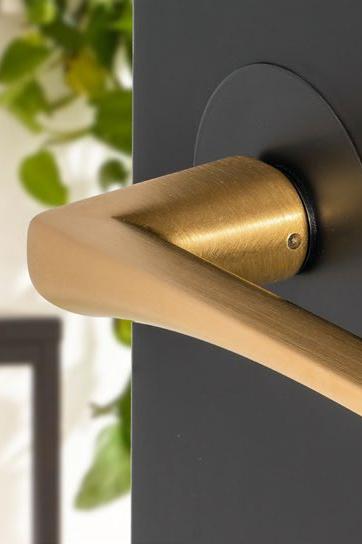 Poignée porte Poignée porte dorée