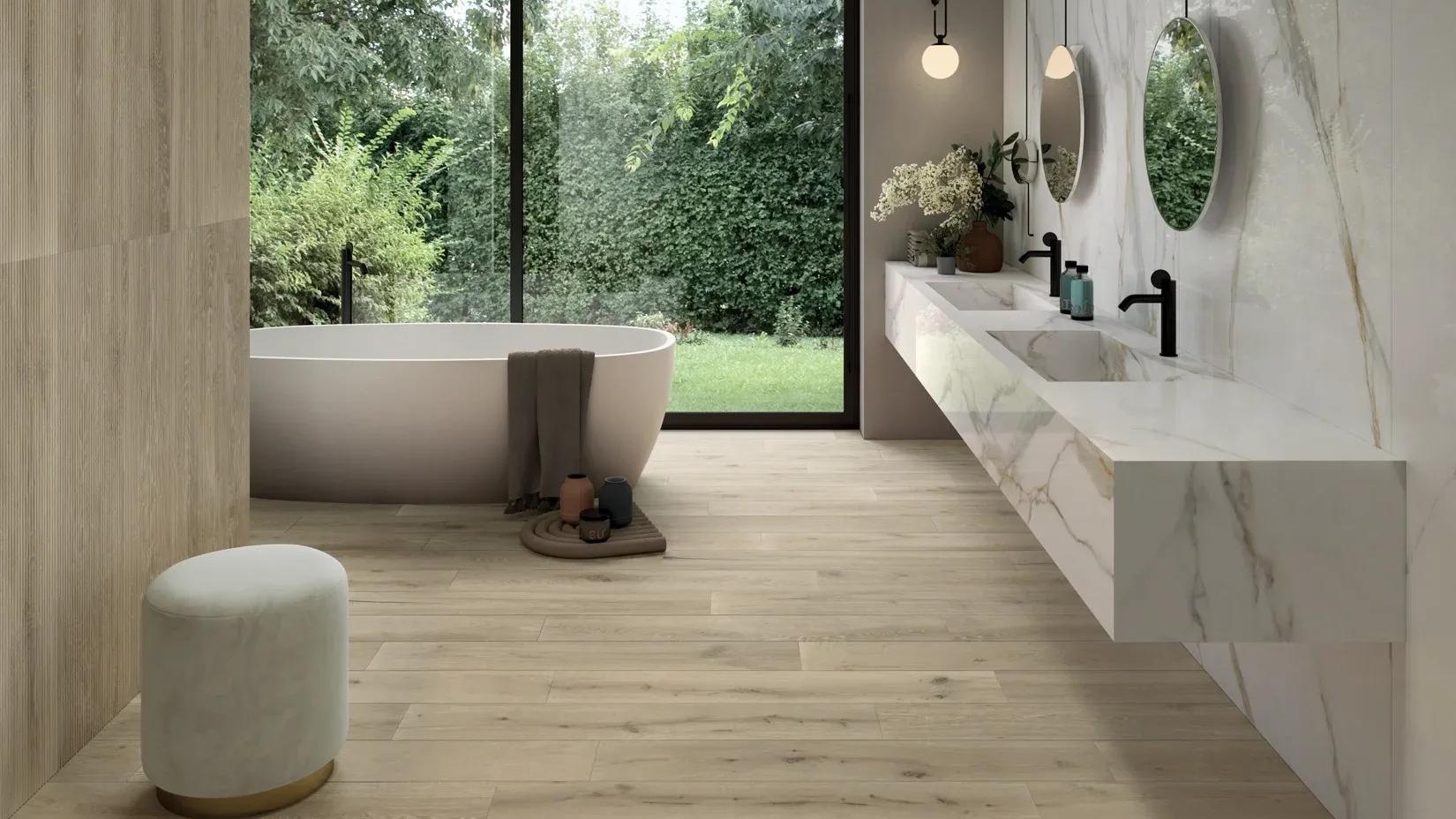 Carrelage effet bois Carrelage effet bois salle de bains