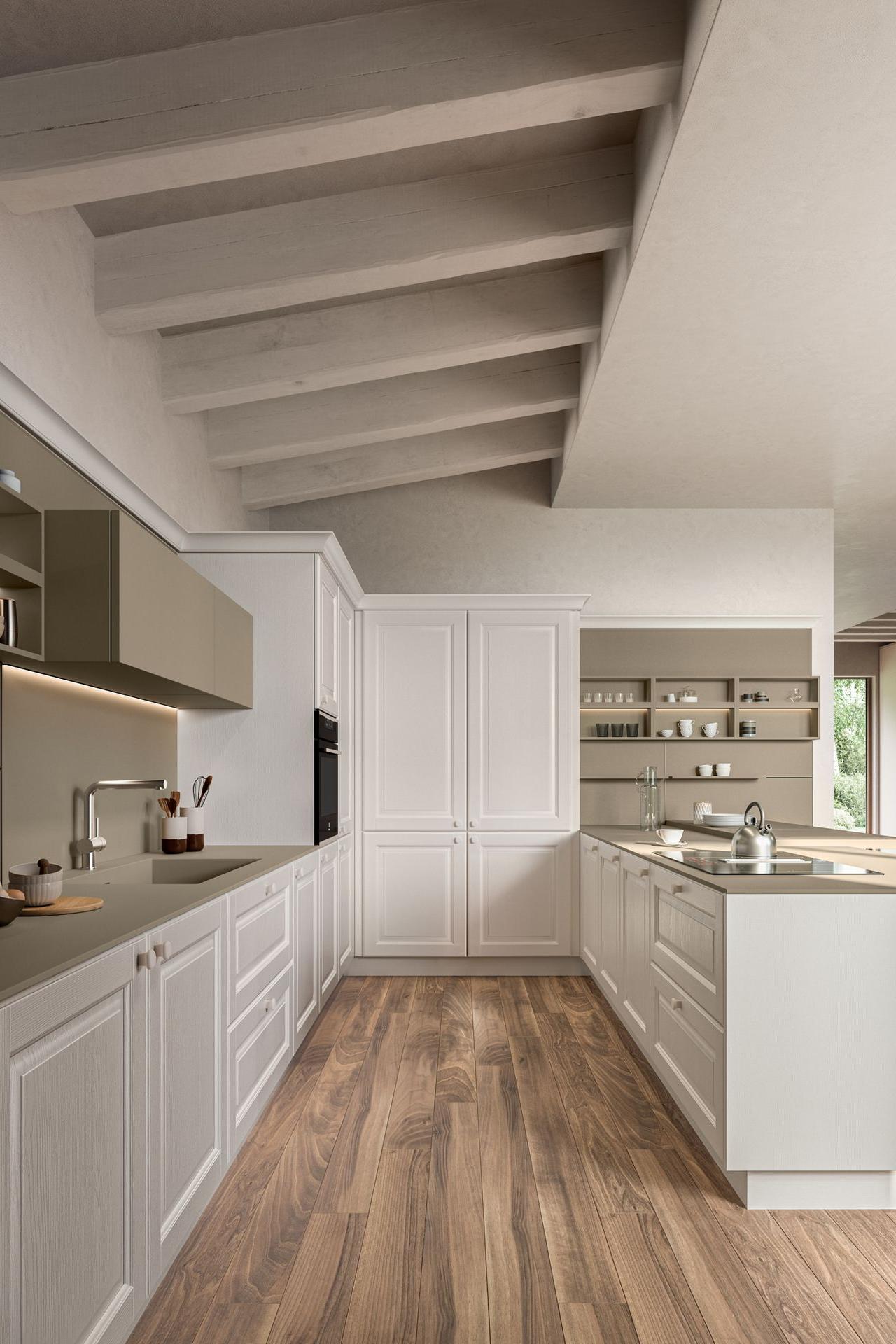 Cuisine Memory Cuisine rustique blanche sur mesure Memory Veneta Cucine