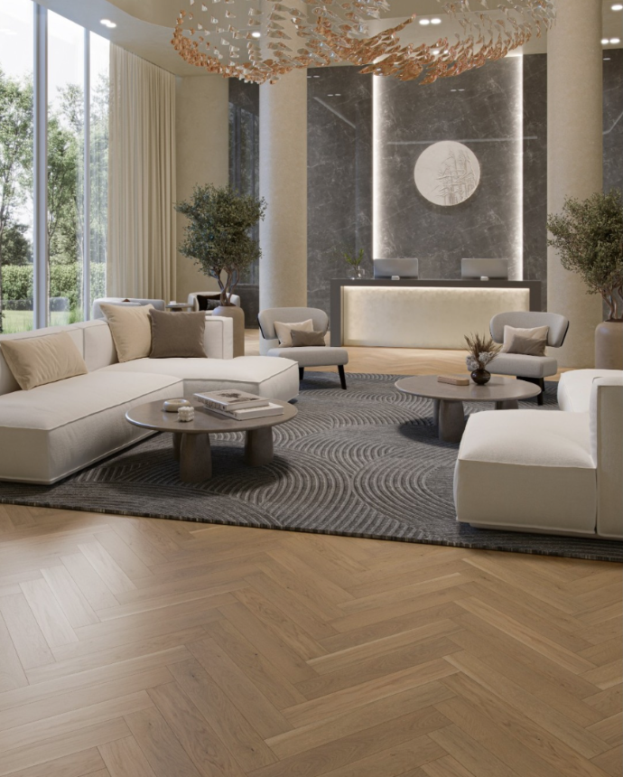 Parquet à bâtons rompus Parquet à bâtons rompus accueil hôtel