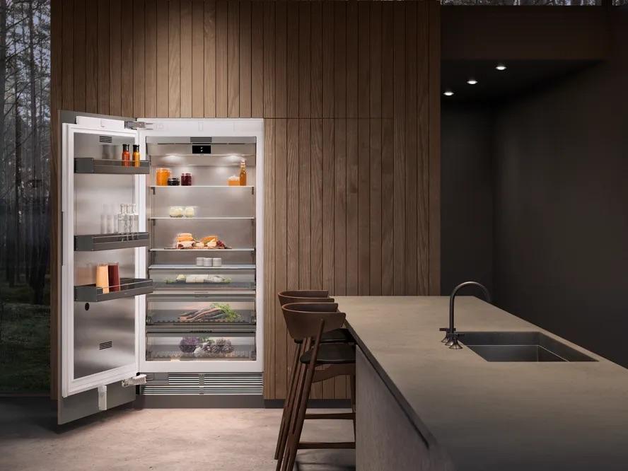 Réfrigérateur Réfrigérateur Gaggenau ouvert cuisine
