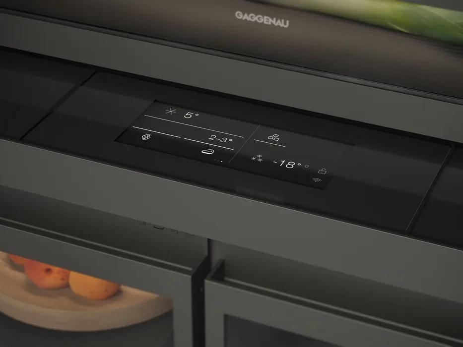 Panneau de contrôle réfrigérateur Réfrigérateur Gaggenau panneau contrôle cuisine