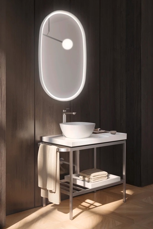 Lavabo Aurena Duravit Lavabo suspendu Aurena Duravit pour salle de bain épurée