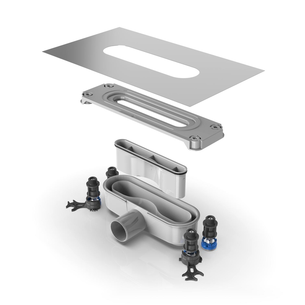 Garniture d'écoulement FLOWDRAIN horizontal Flat