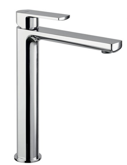 Mélangeur de lavabo HAKA, Eco+, S 165 mm, H 220, goulot fixe sans vidage, groupe acoustique NT, chromé