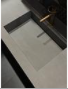 Plan au ML sans découpe 80.6 x 50,5 x 1 cm avec vasque cover moulée de 48 x 30 cm, un trou de robinetterie (axe vasque) A CONFIRMER, - Finition Grès cérame à choix (catégorie LA) A CONFIRMER
