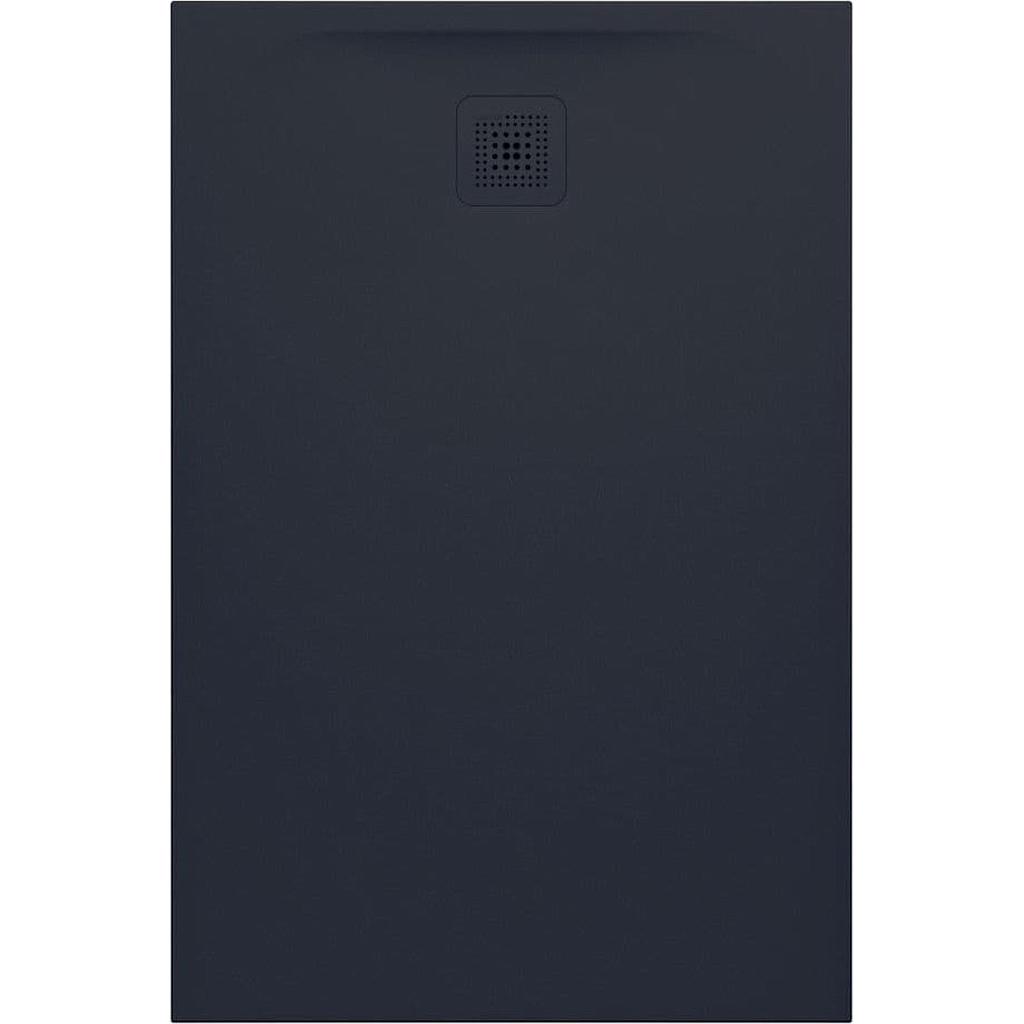 Receveur de douche PROFI 140 x 90 x 4,2 cm, Marbond trou d'écoulement D 90 mm avec couvercle d'écoulement amovible, standard, anthracite mat