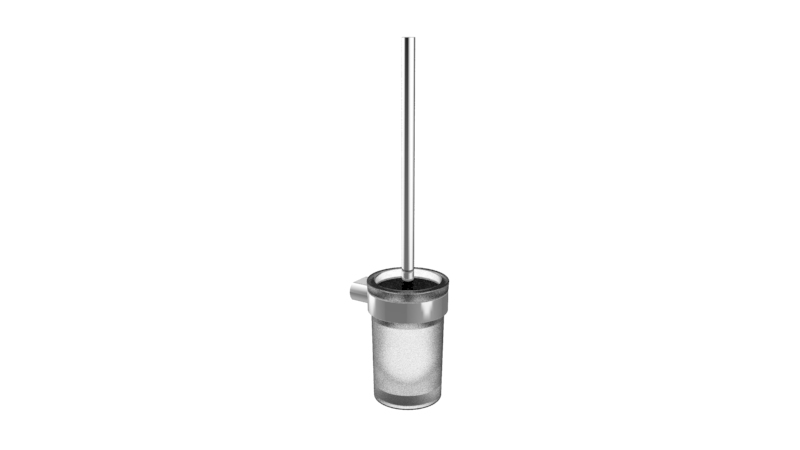 Porte balai de WC AIR 12 x 9.4 x 38.5 cm, chromé