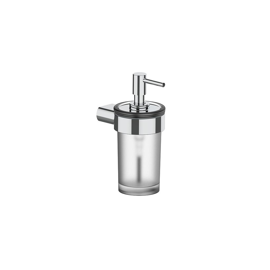Distributeur de savon AIR 16.2 x 9.4 x 7.9 cm, verre mat, chromé