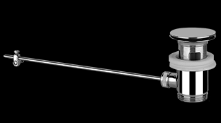 Vidage pour lavabo 1 1/4" EMPORIO avec trop plein (pour 41405 et 41406), chromé