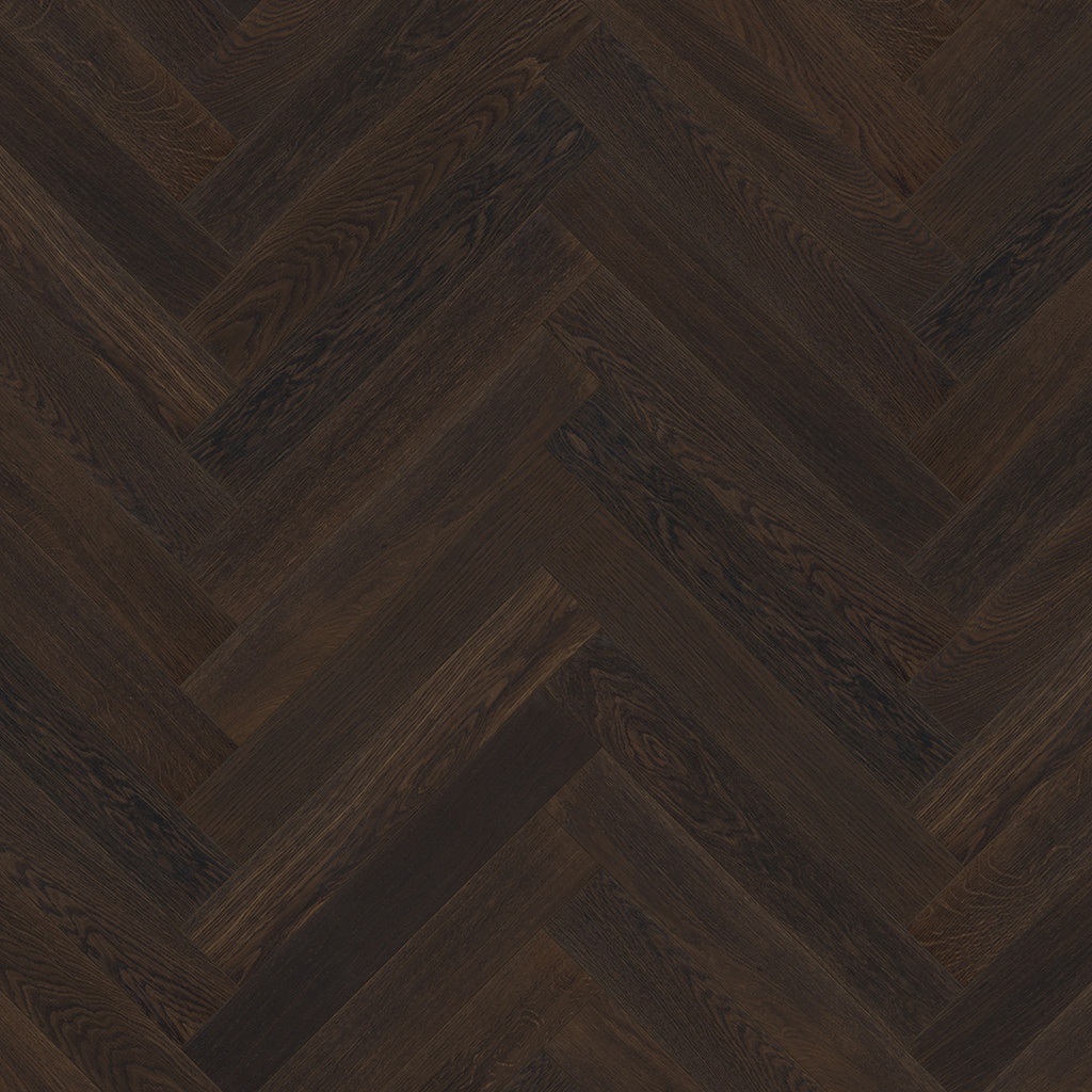 Parquet 3plis (pose à bâton rompu) Living- chêne fumé verni extra mat 1 frise monol.mini-chf- 570x95x10.5 - 1.083m2/cart. - 38.988m2/pal. - 5 kg/m2