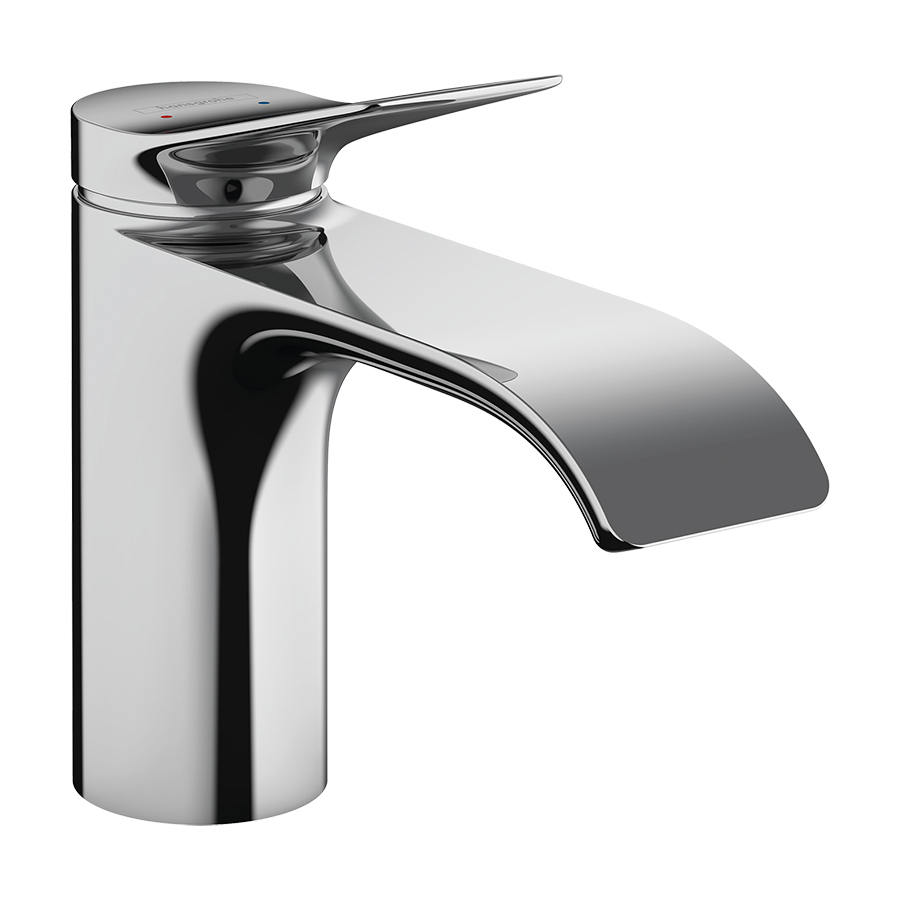 Mélangeur de lavabo VIVENIS 80 S 133 cm, goulot fixe sans vidage, Chromé