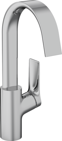 Mélangeur de lavabo VIVENIS 210, S 139 cm, goulot orientable, sans vidage, Chromé