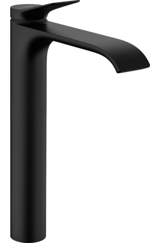 Mélangeur de lavabo VIVENIS 250, S 191 cm, goulot fixe sans vidage, Noir mat