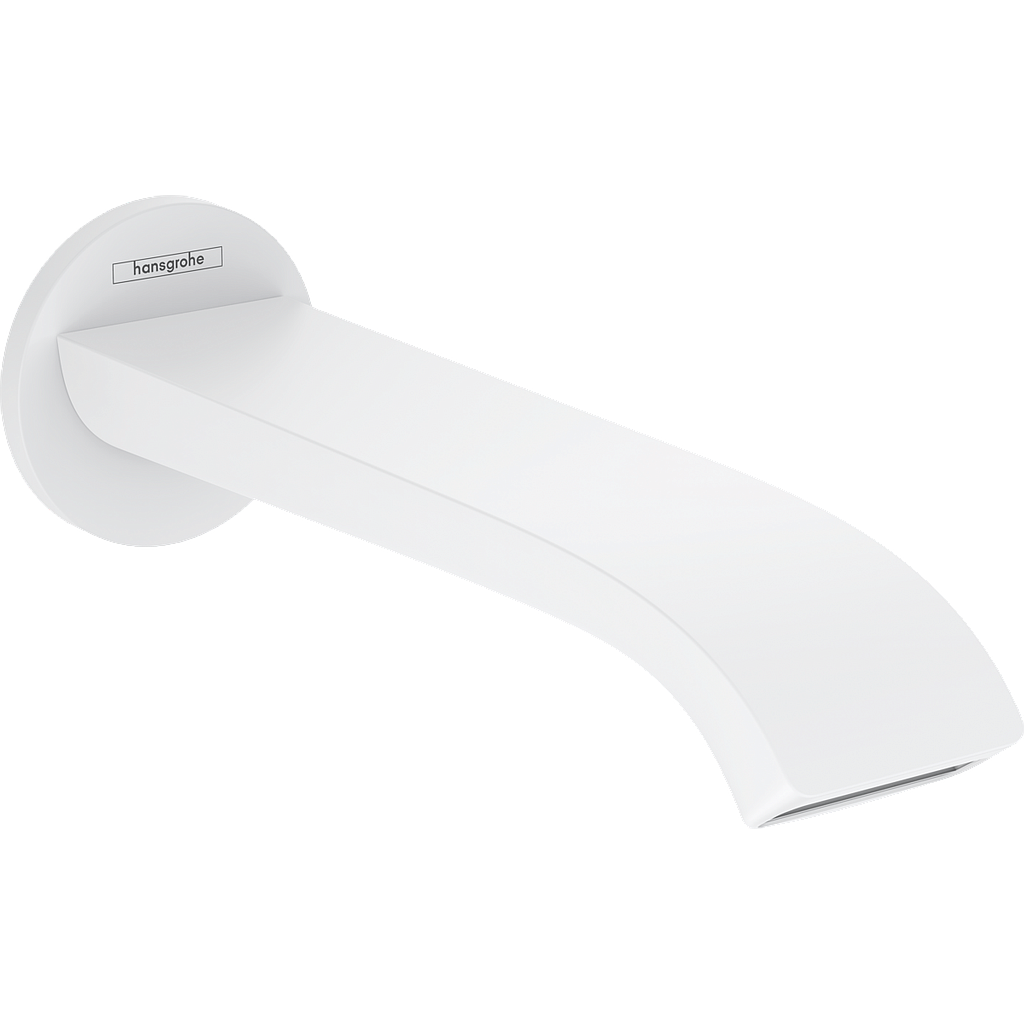 Goulot de baignoire VIVENIS S 202 mm, Blanc mat