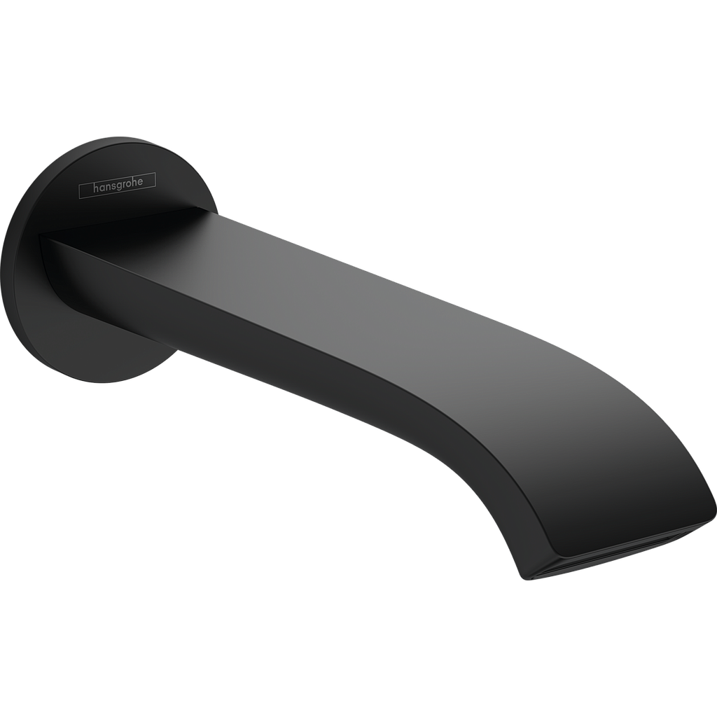 Goulot de baignoire VIVENIS S 202 mm, Noir mat