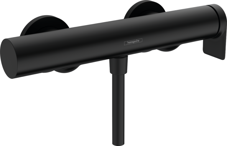 Mélangeur de douche VIVENIS E 138-162 mm, raccords, Noir mat