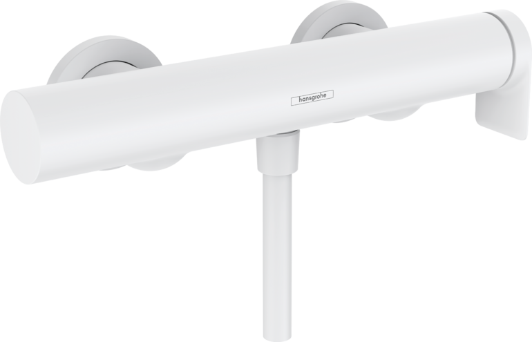 Mélangeur de douche VIVENIS E 138-162 mm, raccords, Blanc mat