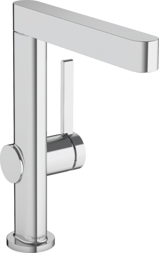 Mélangeur de lavabo FINORIS 230, S 178 cm, goulot orientable, avec vidage Push- Open, Chromé