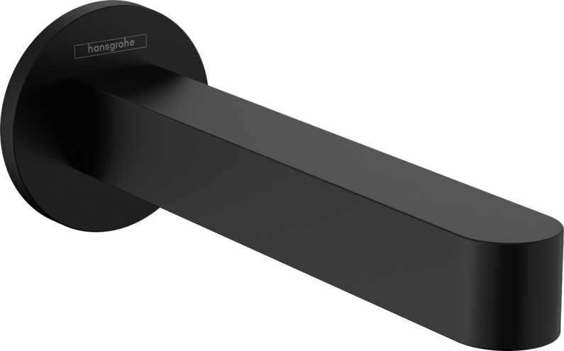 Goulot de baignoire FINORIS S 174 mm, Noir mat