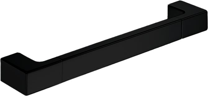 Barre d'appui LEO - 30 cm, noir mat