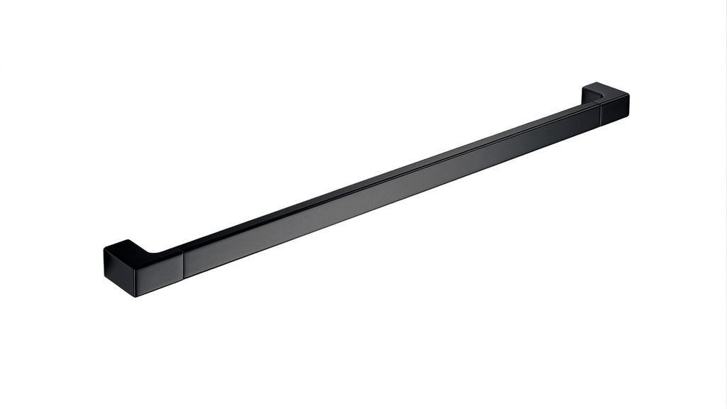 Barre d'appui LEO - 60 cm, noir mat