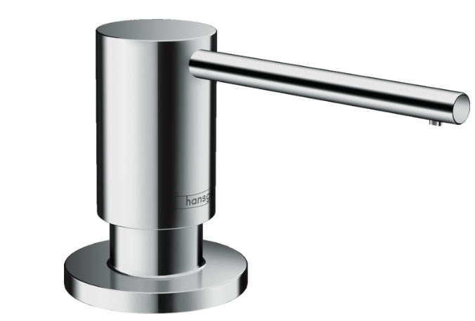 Distributeur de savon FOCUS contenance 500 ml, pour installation dans les comptoirs jusqu'à 55 mm , Chromé