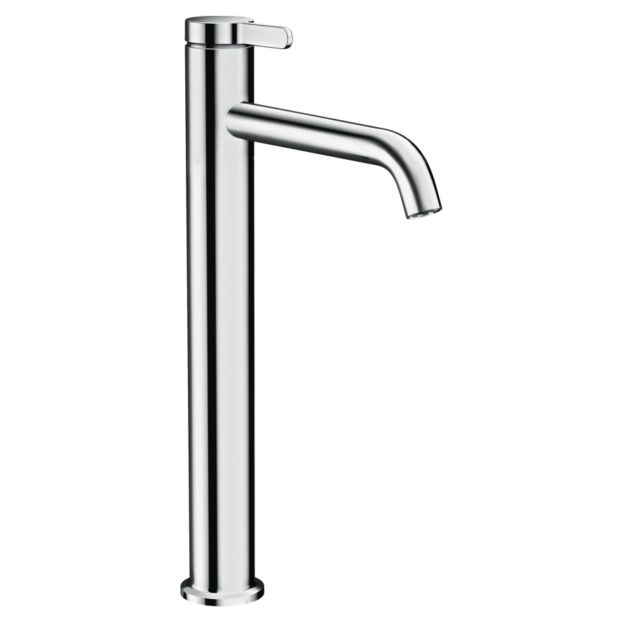 Mélangeur de lavabo One 260 S 180 mm, goulot fixe avec poignée à levier vidage non verouillable débit 4,8 l/min groupe acoustique I , Chromé