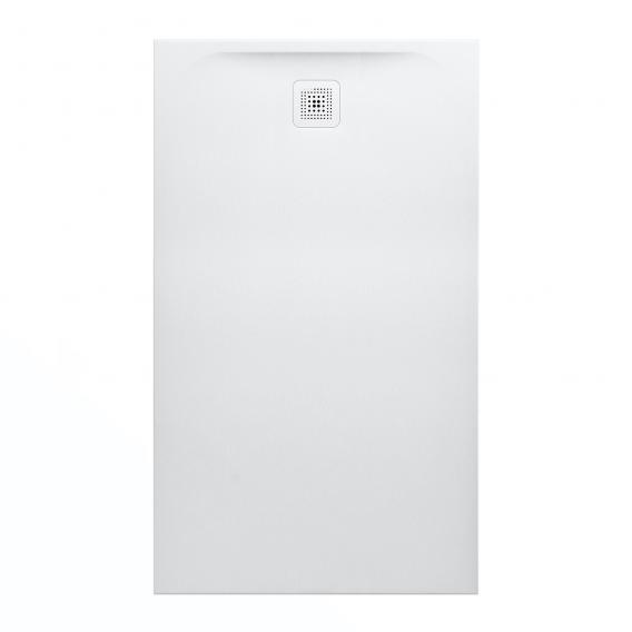 Receveur de douche PROFI 150 x 90 x 4,2 cm, Marbond trou d'écoulement D 90 mm avec couvercle d'écoulement amovible, standard, blanc mat