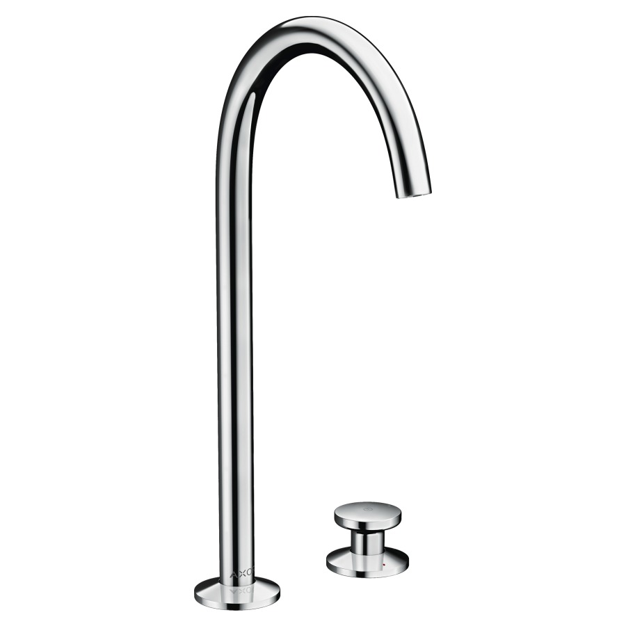 Mélangeur à 2 trous ONE SELECT 260, S 165 mm, goulot orientable, avec vidage Push-Open, débit 4,4 l/min groupe acoustique I, Chromé