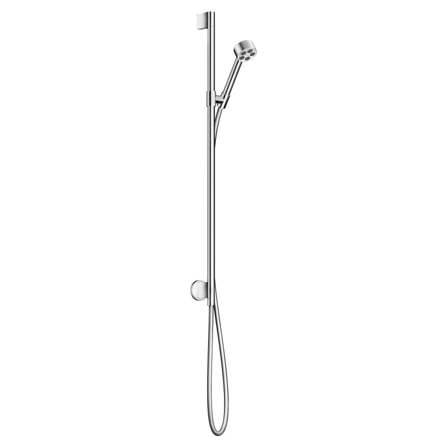 Garniture de douche One 75 EcoSmart, 1jet PowderRain douche à main, gliessière tuyau de douche, support de douche, débit 9,1 l/min, Chromé