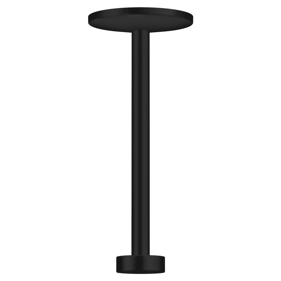 Bras de douche au plafond One S 300 mm, pour douche au plafond 280 2jet, Noir mat
