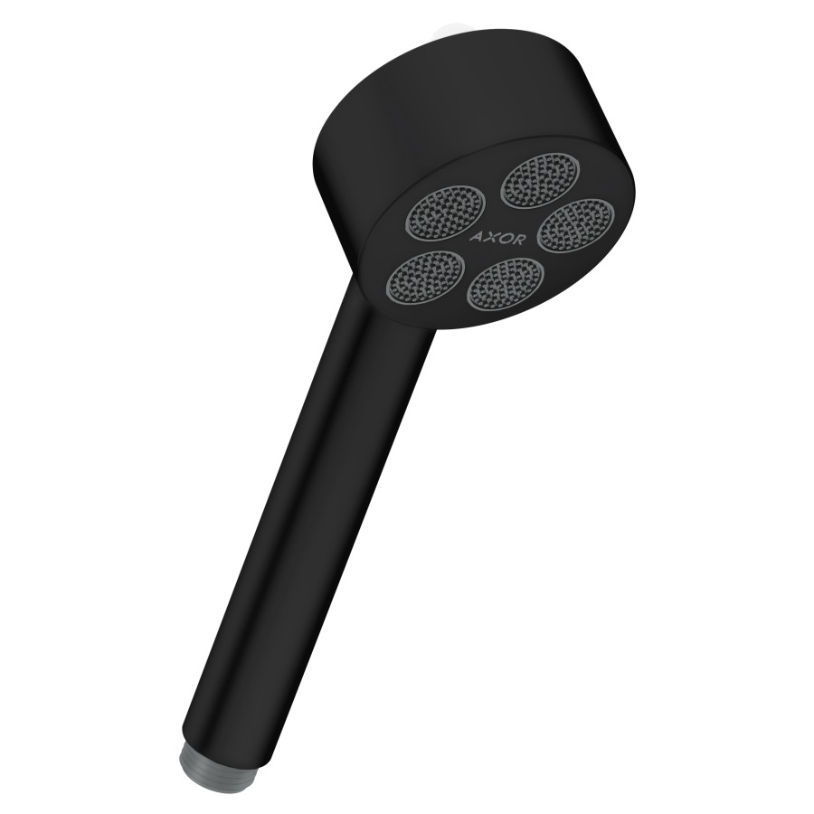 Douche à main One EcoSmart, 1jet PowderRain débit 9,1 l/min groupe acoustique I, Noir mat