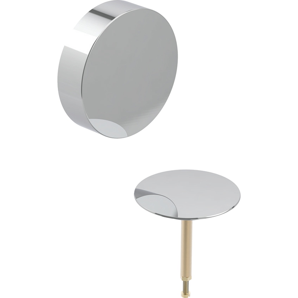 Set d'écoulement GEBERIT d52, pour écoulement de baignoire avec actionnement rotatif, chromé brillant / 150.281.21.1