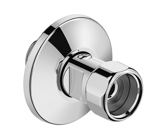 Raccord réglable Duravit, 1/2" x 1/2" ballofix, 1 PAIRE, chromé