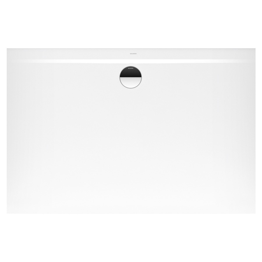 Receveur de douche 90 x 120 x 2 cm SUPERUS ZERO, acier isolation phonique, trou d'écoulement D 90 mm, standard, blanc