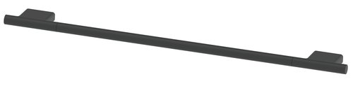 Barre à linge Nia S 6,1 cm, 80 cm, Noir mat