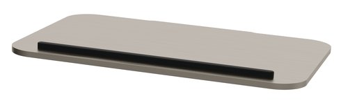 Tablette Nia pour porte-papier Nia 511 898, Nickel brushed