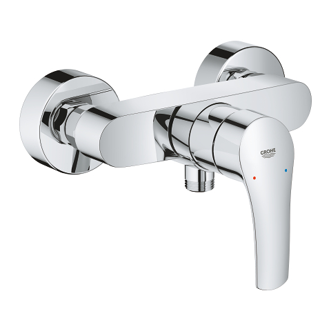 Mélangeur de douche SMART, E 150 mm, nu, avec raccords excentriques en S - 1/2" x 1/2", Classe énergétique 1, chromé 