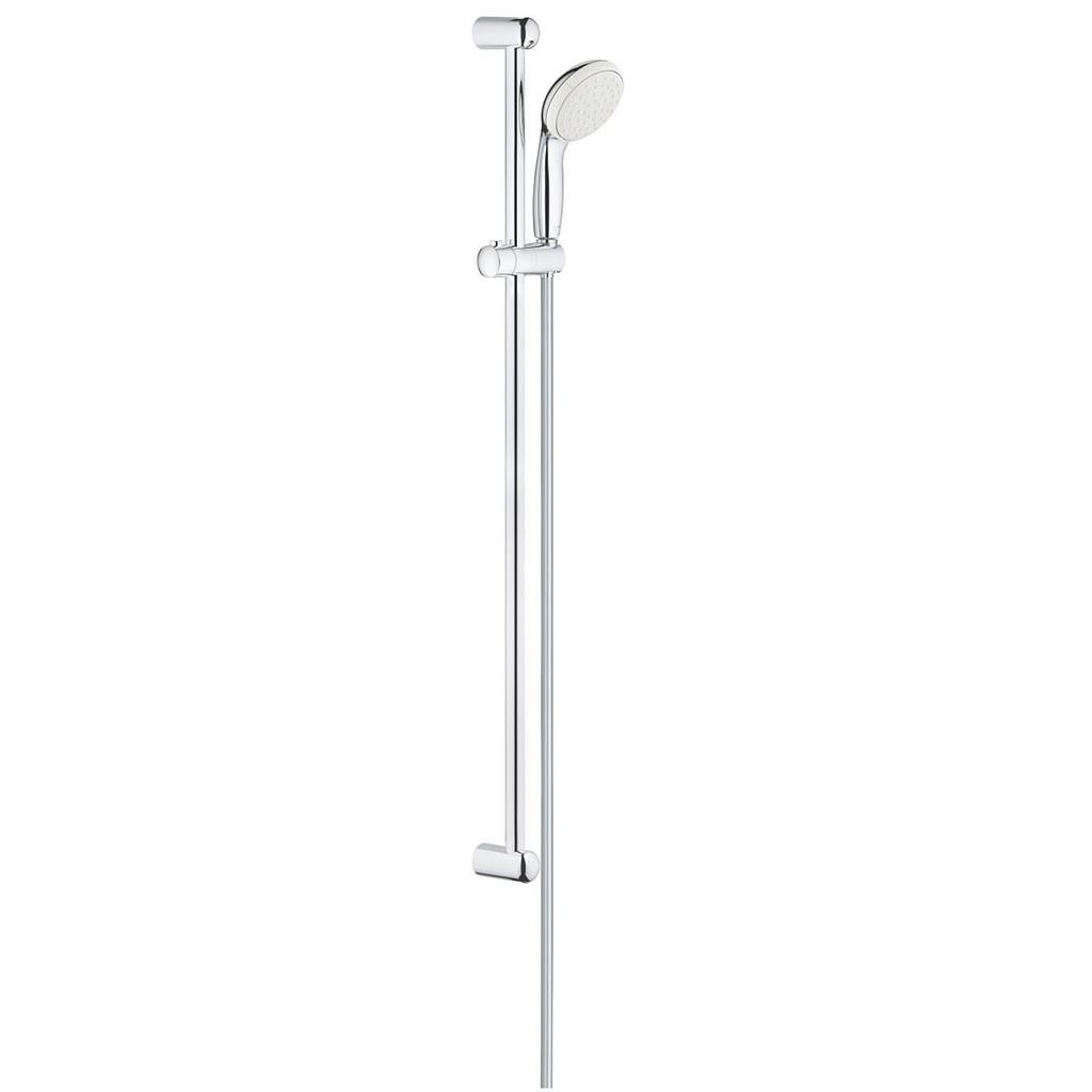Glissière de douche 900 mm SMART, inclus flexible 175 cm et douchette à main 1 jet, chromé
