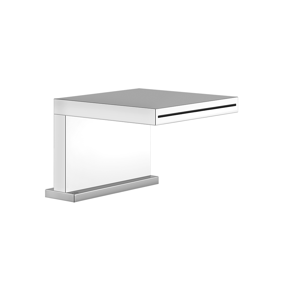 Bec cascade de baignoire seul sur plan à compléter d'un mitigeur à commande séparée, raccordement 1/2" x 1/2", 707 Black Metal Brossé PVD