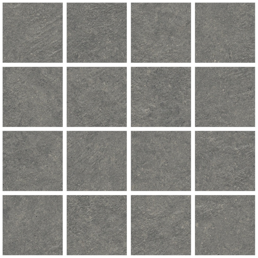 Grès cérame Calgary Gris foncé Mosaic 300x300x10mm (7x7) rectifié mat - R10 B - V2 - 1.00 m2 - 23.10 kg/m2 - 42.00 m2/palette