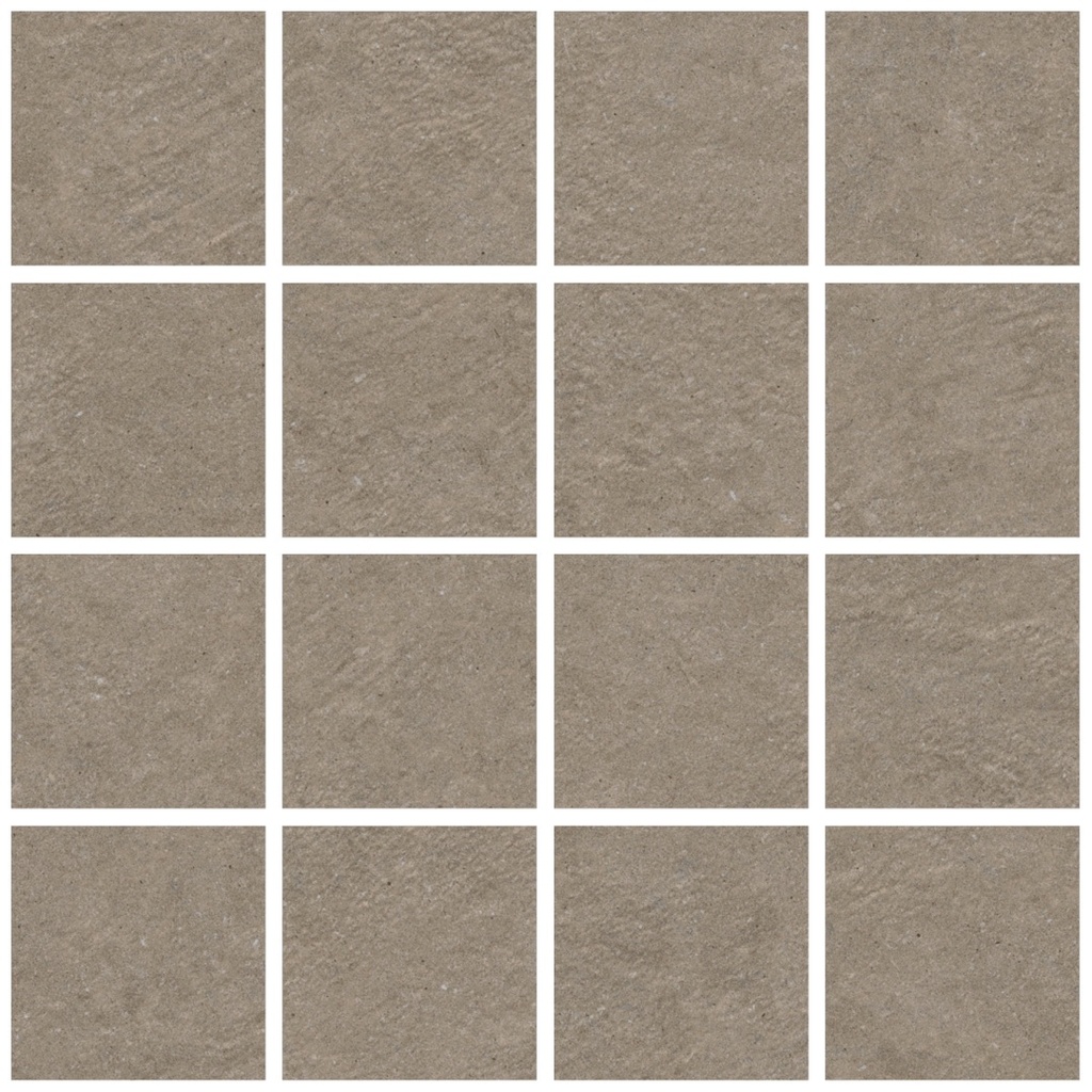 Grès cérame Calgary Noyer Mosaic 300x300x10mm (7x7) rectifié mat - R10 B - V2 - 1.00 m2 - 23.10 kg/m2 - 42.00 m2/palette