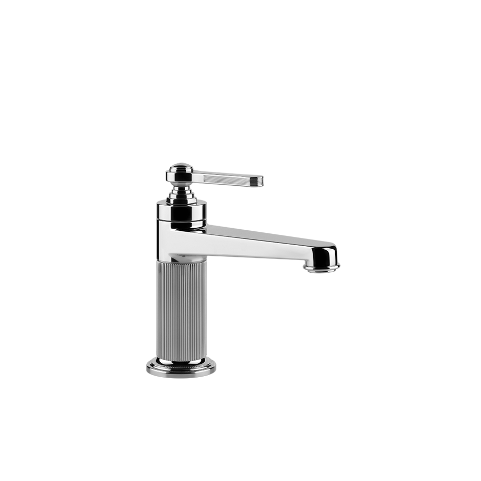 Mitigeur lavabo VENTI20, avec vidage et flexibles de raccordement, Flow: 5.0 l/min, 031 chromé