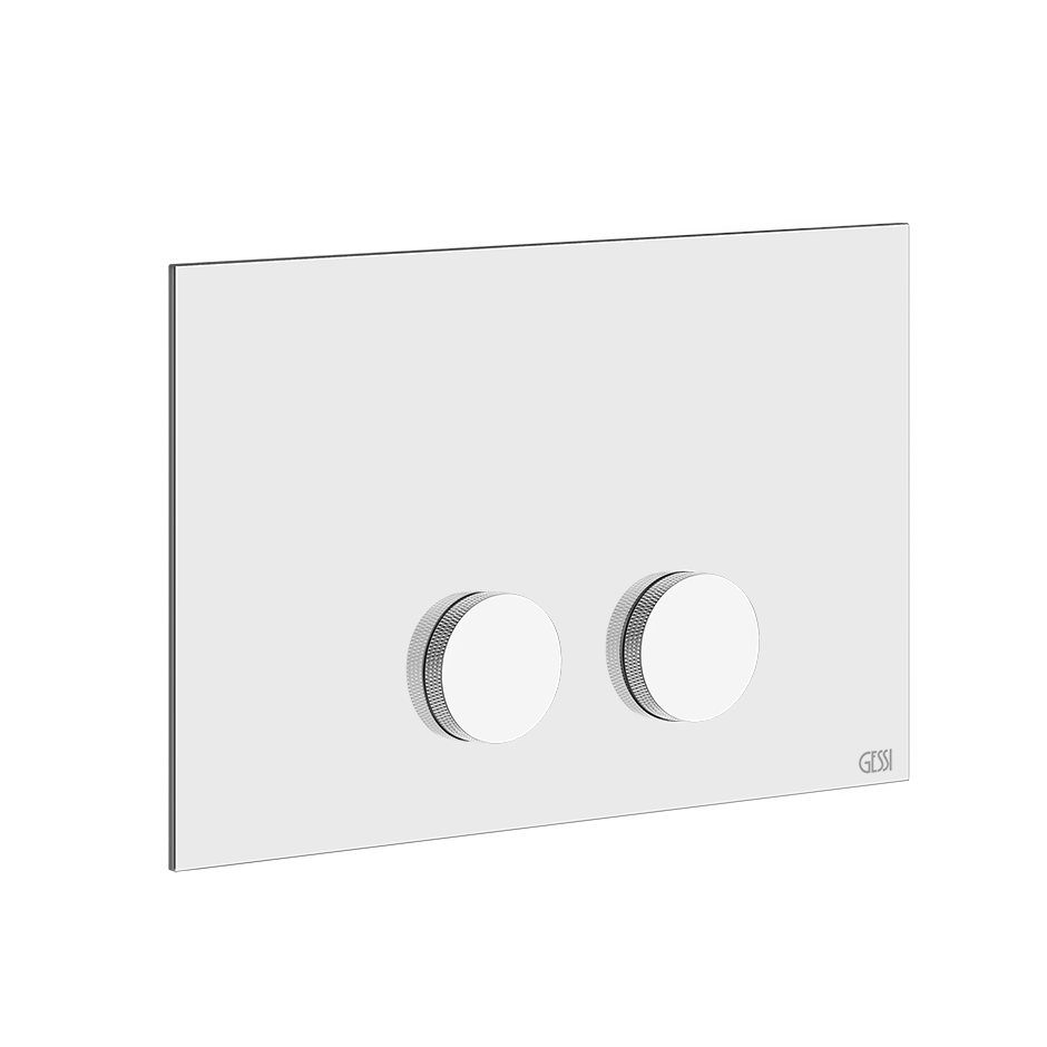 Plaque de déclenchement Gessi® pour Geberit® Sigma 8 et Sigma 12, DIAMANTATO, 031 chromé