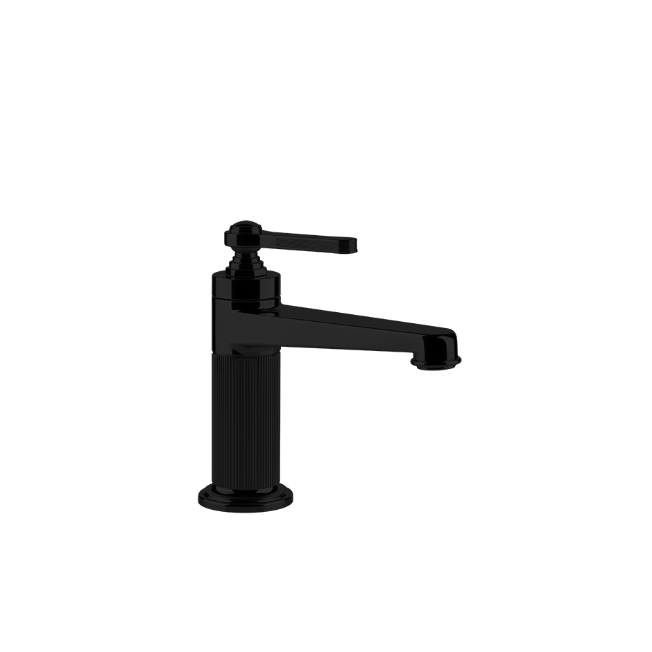 Mitigeur lavabo VENTI20, avec vidage et flexibles de raccordement, Flow: 5.0 l/min, 299 Noir XL