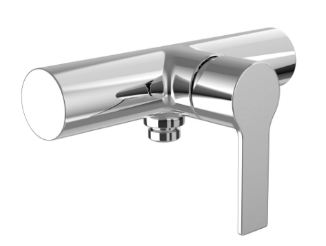 [1621S0933] Mélangeur de douche Swisstap E 153 mm, nu, groupe acoustique NT, chromé