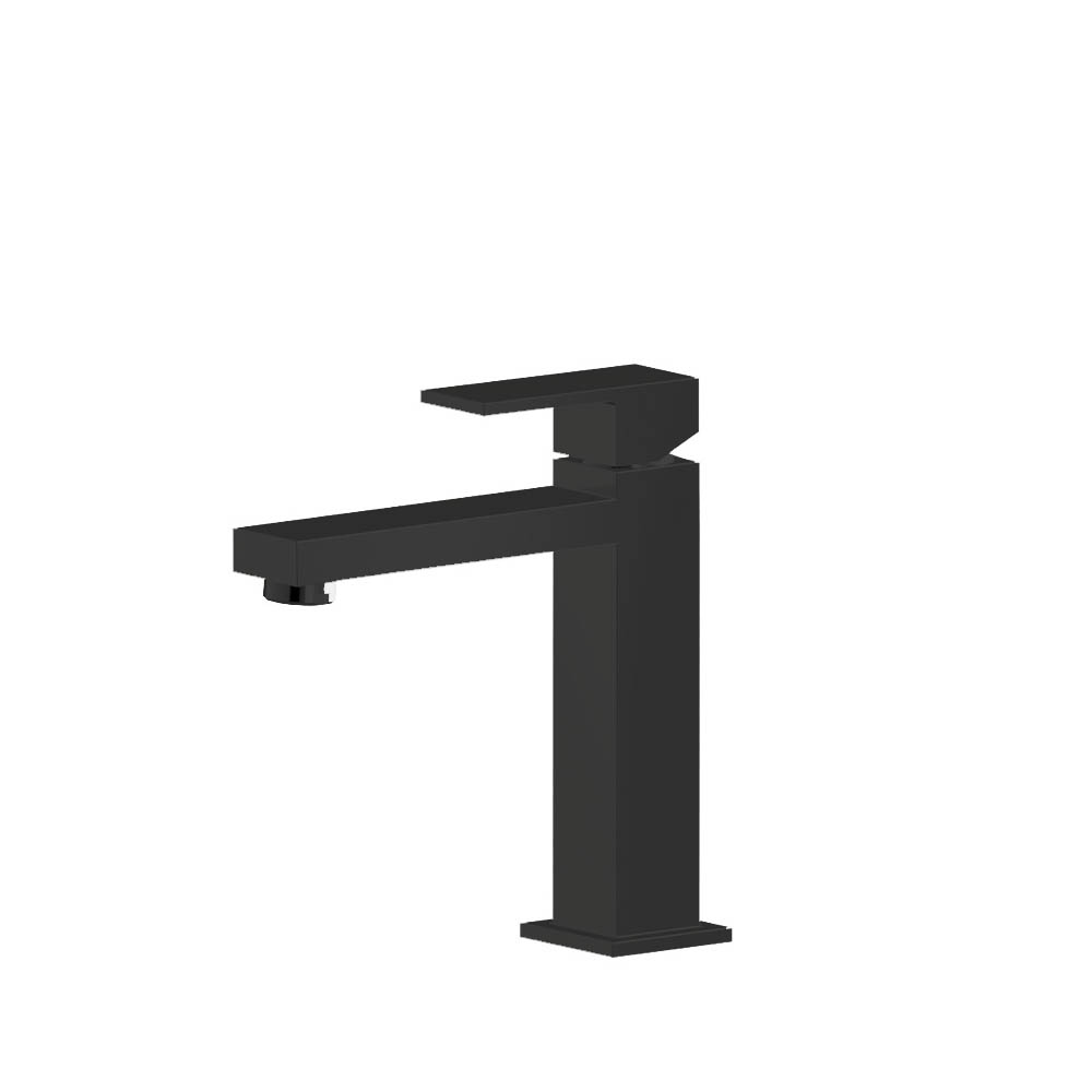 [1621H0916] Mélangeur de lavabo ERGO-Q, S 136 mm H=187 mm, sans vidage, noir mat