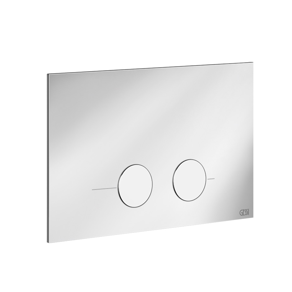 [1625C0261] Plaque de déclenchement GESSI pour Geberit Sigma 8 et Sigma 12, 031 chromé